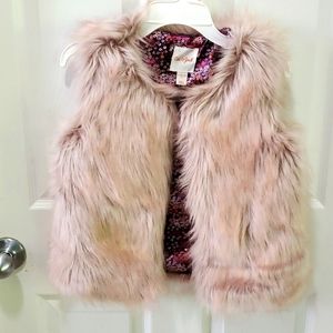 Girls Faux Fur Vest